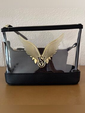 Victoria’s Secret runway black/gold makeup bag set